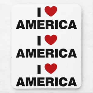 I Liebe Amerika Mousepad