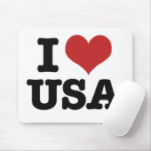 I Liebe Amerika Mousepad (Mit Mouse)