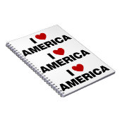 I Liebe Amerika Notizblock (Rechte Seite)
