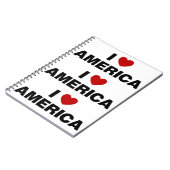 I Liebe Amerika Notizblock (Linke Seite)