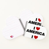 I Liebe Amerika Notizblock (Innenseite)
