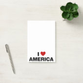 I Liebe Amerika Post-it Klebezettel (Büro)
