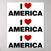 I Liebe Amerika Poster (Vorne)