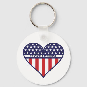 I Liebe Amerika Schlüsselanhänger