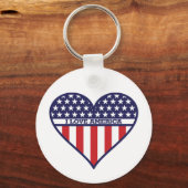 I Liebe Amerika Schlüsselanhänger (Vorderseite)
