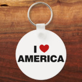 I Liebe Amerika Schlüsselanhänger (Vorderseite)