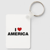 I Liebe Amerika Schlüsselanhänger (Rückseite)