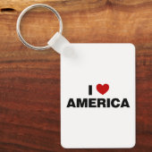 I Liebe Amerika Schlüsselanhänger (Vorderseite)