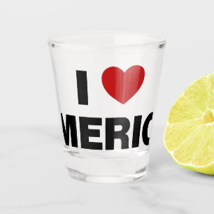 I Liebe Amerika Schnapsglas