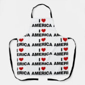 I Liebe Amerika Schürze (Vorderseite)