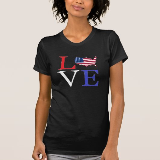 I Liebe Amerika T - Shirt (Vorderseite)