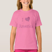 I Liebe Amerika T-Shirt (Vorderseite)