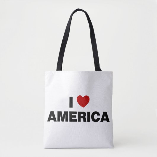 I Liebe Amerika Tasche (Vorderseite)