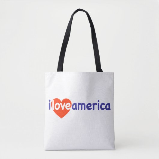 I Liebe Amerika Tasche (Vorderseite)