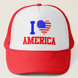 I Liebe Amerika Truckerkappe