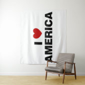 I Liebe Amerika Wandteppich (Beispiel)