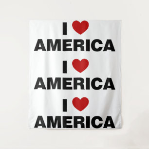 I Liebe Amerika Wandteppich