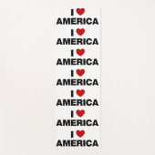 I Liebe Amerika Yogamatte (Vorderseite)