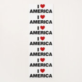 I Liebe Amerika Yogamatte (Rückseite)