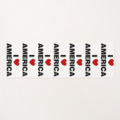 I Liebe Amerika Yogamatte (Vorderseite (Horizontal))