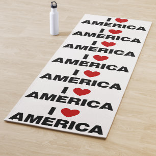 I Liebe Amerika Yogamatte