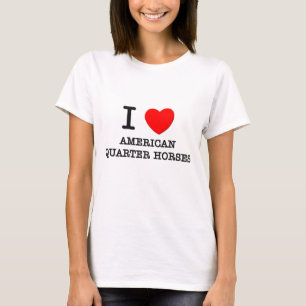 I Liebe-amerikanische Viertelpferde (Pferde) T-Shirt