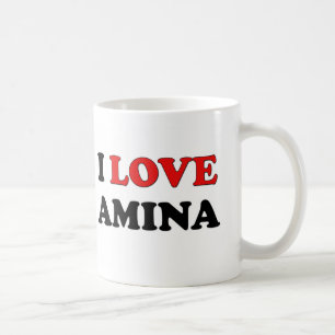 I Liebe Amina Kaffeetasse
