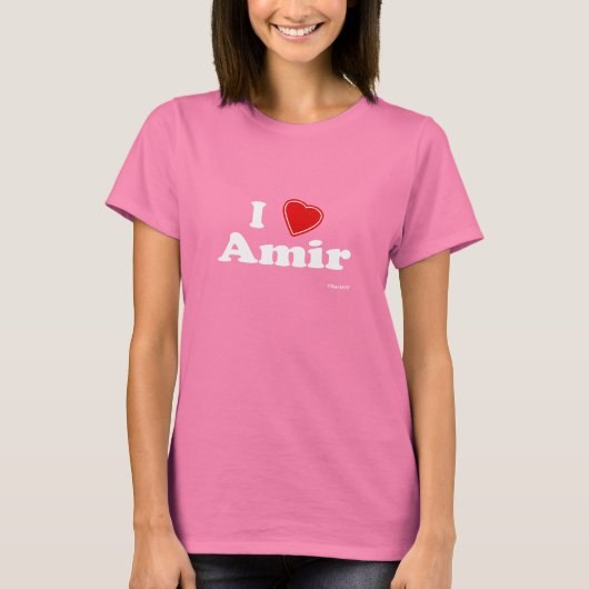 I Liebe Amir T-Shirt (Vorderseite)