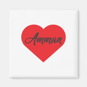 I Liebe Amman - Jordanien Magnet
