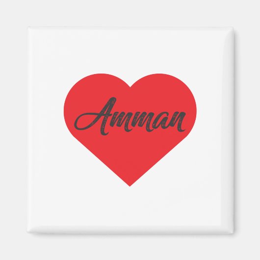 I Liebe Amman - Jordanien Magnet (Vorne)