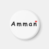 I Liebe Amman Magnet (Vorne)