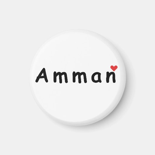 I Liebe Amman Magnet (Vorne)