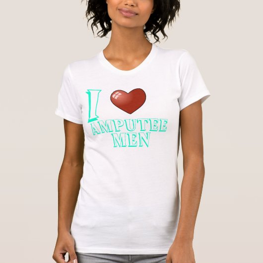 I Liebe-Amputiert-Männer T-Shirt (Vorderseite)