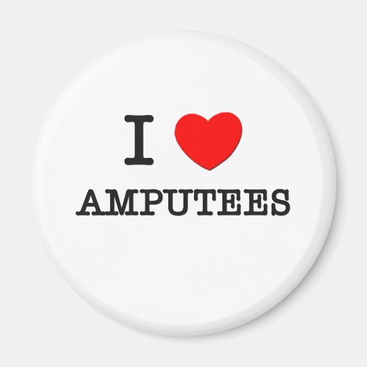 I Liebe Amputis Magnet (Vorne)