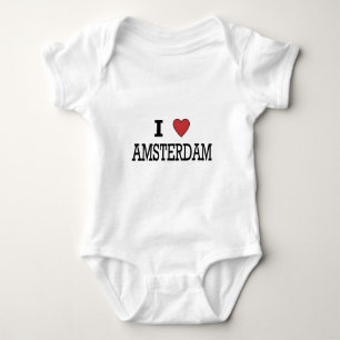 I Liebe Amsterdam Baby Strampler