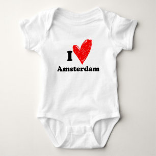 I Liebe Amsterdam Baby Strampler