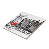 I Liebe Amsterdam Fliese (Seite)