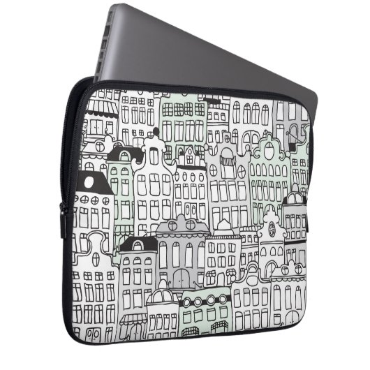 I Liebe Amsterdam-Holland-Icon Laptop-Hülle Laptopschutzhülle (Vorne Rechts)