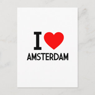 I Liebe Amsterdam Postkarte