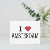 I Liebe Amsterdam Postkarte (Stehend Vorderseite)
