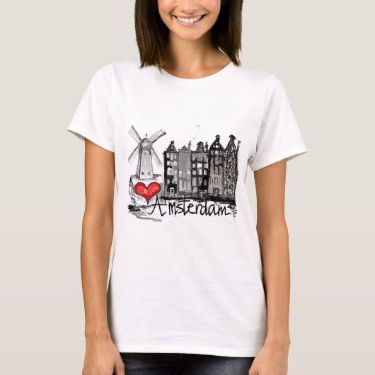 I Liebe Amsterdam T-Shirt (Vorderseite)