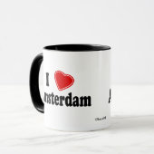 I Liebe Amsterdam Tasse (Vorderseite Links)