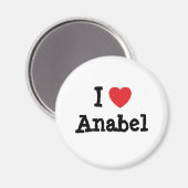 I Liebe Anabel T - Shirt Magnet (Vorderseite/Rückseite)