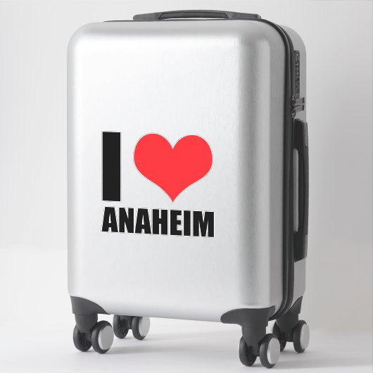 I Liebe Anaheim Aufkleber (Koffer)
