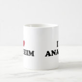 I Liebe Anaheim Kalifornien Kaffeetasse (Mittel)