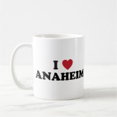 I Liebe Anaheim Kalifornien Kaffeetasse (Links)