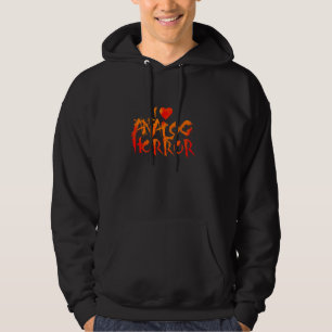 I Liebe Analog Horror Creepypasta Herz Hoodie