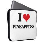 I Liebe-Ananas Laptopschutzhülle (Vorne Rechts)
