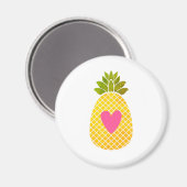 I Liebe Ananas Magnet (Vorderseite/Rückseite)