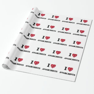 I Liebe-Anarchisten Geschenkpapier